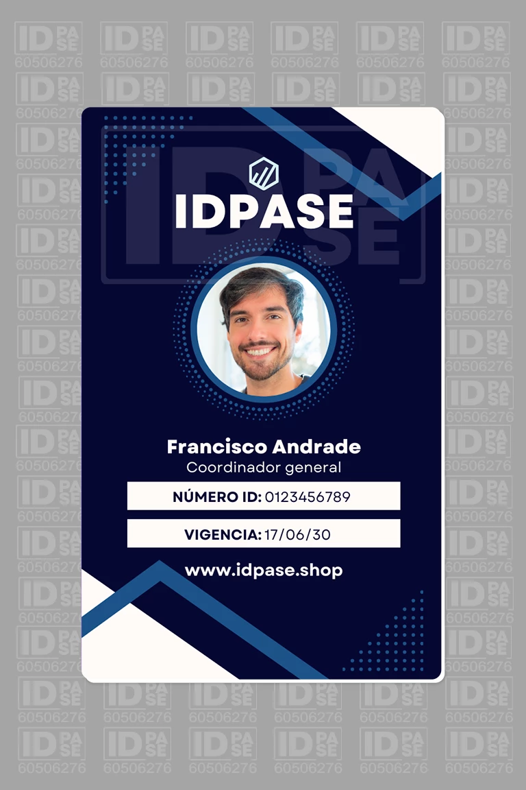 Credencial Empresa PVC - Modelo Dark Ejecutivo